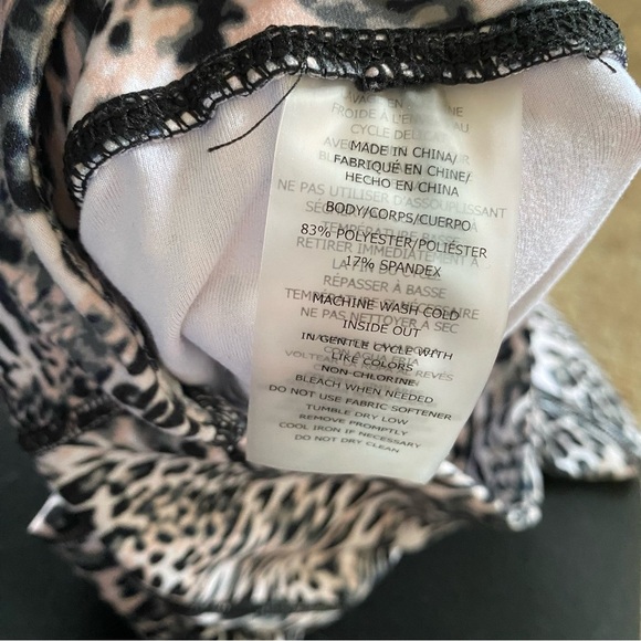 Betsey Johnson Cheetah Leopard Animal Print Leggings Workout Pants Tights: Small - Picture 7 of 10